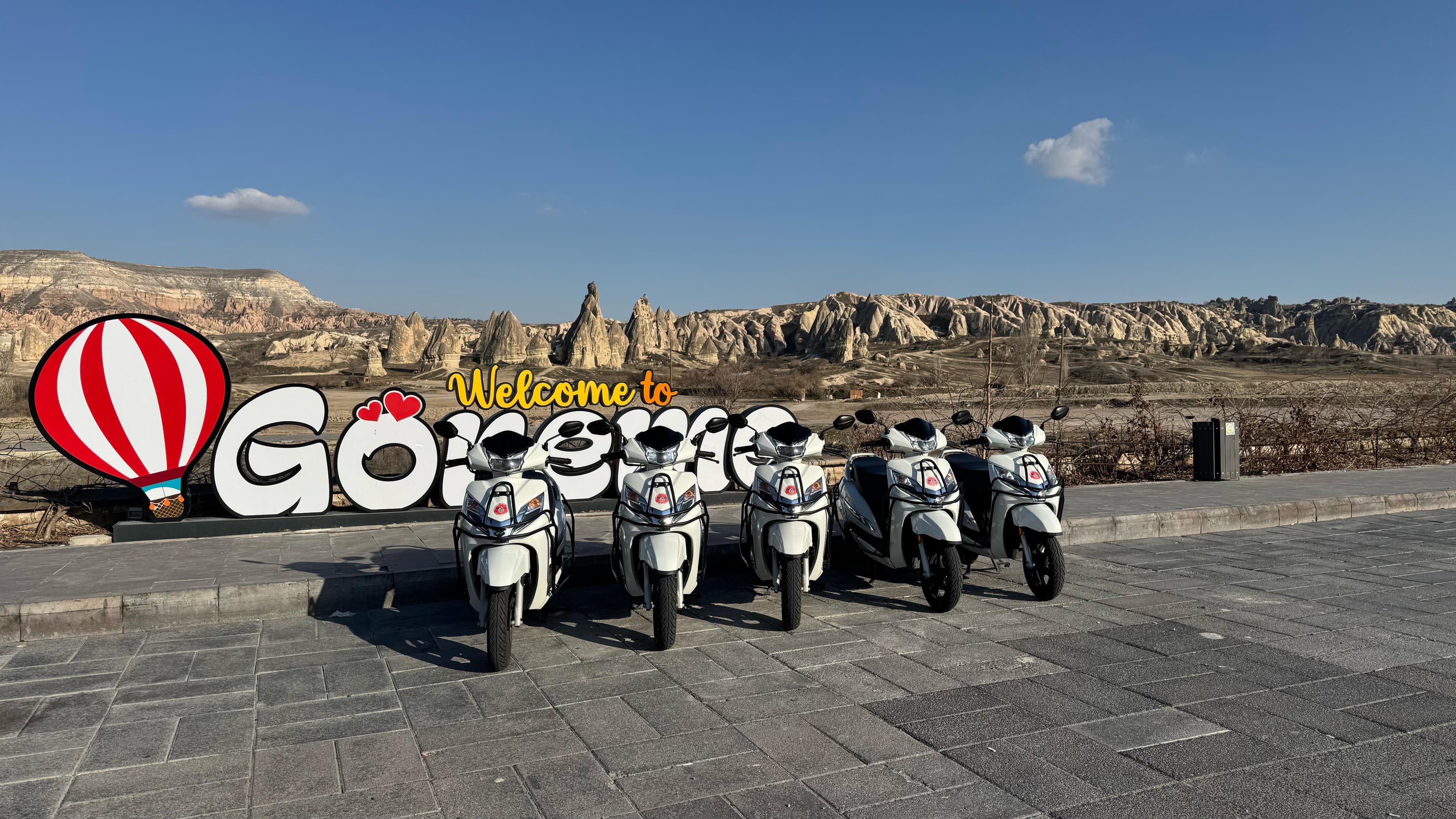 Scooter rental and hotel delivery in Cappadocia